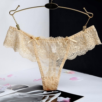 Apricot Women Sexy Underwear Lace Floral Panties Low-waisted Elastic T-Back, Multicolor
Apricot Women Sexy Underwear Lace Floral Panties Low-waisted Elastic T-Back, Multicolor