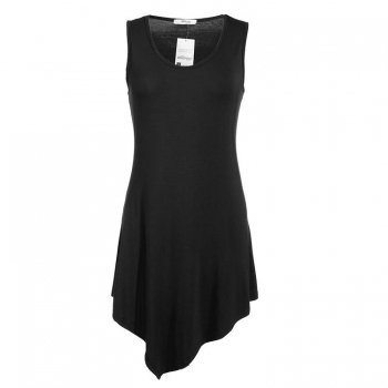 Black New Stylish Lady Women's Fashion Sleeveless O-Neck Irregular Casual Solid Dress Tops Vests Tanks & Camis, Multicolor
Black New Stylish Lady Women's Fashion Sleeveless O-Neck Irregular Casual Solid Dress Tops Vests Tanks & Camis, Multicolor
