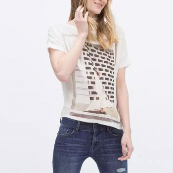 White New Ladies Women Fashion O-neck Short Sleeve Print Loose Casual Blouse Tank Tops T-Shirts, Multicolor
White New Ladies Women Fashion O-neck Short Sleeve Print Loose Casual Blouse Tank Tops T-Shirts, Multicolor