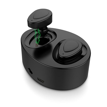 Black Mini Twins In-Ear Earphones Earbuds True Wireless Bluetooth Stereo Headset, Multicolor
Black Mini Twins In-Ear Earphones Earbuds True Wireless Bluetooth Stereo Headset, Multicolor