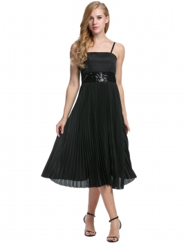 New Women Sexy Sequins Spaghetti Strap Cocktail Strapless Pleated Dress, Multicolor
New Women Sexy Sequins Spaghetti Strap Cocktail Strapless Pleated Dress, Multicolor