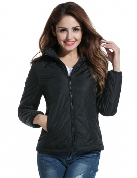 Black Women Casual Long Sleeve Solid Zip-up Quilted Lightweight Outwear Coats & Jackets, Multicolor
Black Women Casual Long Sleeve Solid Zip-up Quilted Lightweight Outwear Coats & Jackets, Multicolor