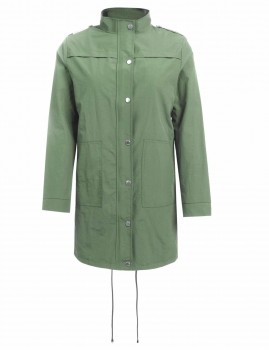 Army green Turn Down Collar Zip-Up Raincoat Outdoor Lightweight Coat, Multicolor
Army green Turn Down Collar Zip-Up Raincoat Outdoor Lightweight Coat, Multicolor