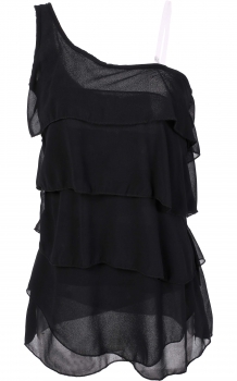 Black Stylish Lady Women New Fashion Sexy Flouncing Splicing One Shoulder Oblique Collar Casual Dresses, Multicolor
Black Stylish Lady Women New Fashion Sexy Flouncing Splicing One Shoulder Oblique Collar Casual Dresses, Multicolor