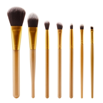 

New 7PCS Professional Makeup Foundation Brush Sets Facial Eye Powder Blusher Cream Cosmetic Brush Kit, Multicolor
