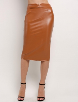 Coffee Stylish Lady Women New Fashion Faux Leather Bodycon Midi Pencil Skirts, Multicolor
Coffee Stylish Lady Women New Fashion Faux Leather Bodycon Midi Pencil Skirts, Multicolor