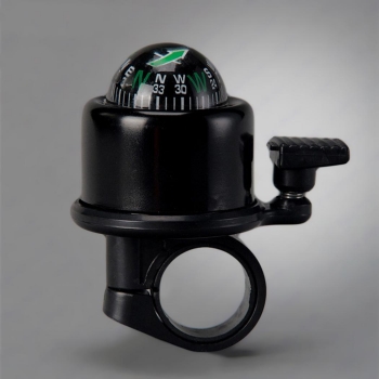 

Black New Mountain Bike Bicycle Compass Warning Bells Riding Equipment Accessories, Multicolor