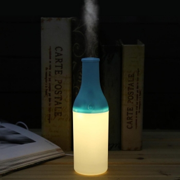 

Blue New Portable Home Office USB Light Up Cool Mini Cup Humidifier Air, Multicolor