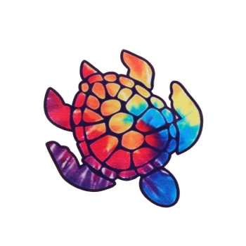 

Fashion 1 Piece Cool Rainbow Animal Pattern Colorful Decal Sticker DIY Hot