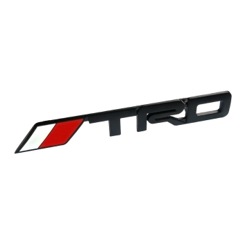 

Black 3D Car Metal Emblem Sticker For TRD, Multicolor