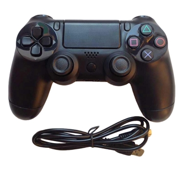 

Black USB Wired Shock Game Controller Gamepad Joystick For PS4 Console, Multicolor