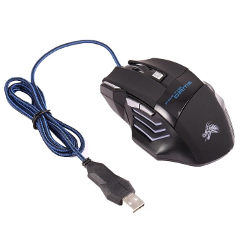 

7 Buttons Gaming Mouse 3000 Adjustable DPI LED Optical USB Wired Computer Mice