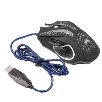 

6 Buttons Gaming Mouse LED Optical Ergonomic USB Wired Mouse Mice For PC" Laptop