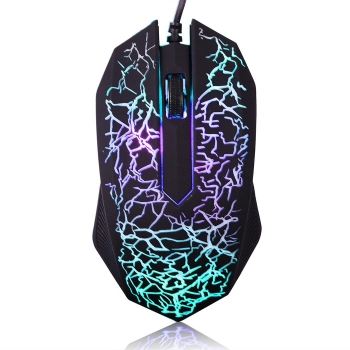 

Wired Optical 6 Buttons USB Game Mouse with LED Light for PC Laptop