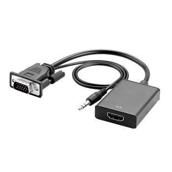 

VGA Male To High Definition Multimedia Interface Output 1080P HD +Audio TV AV HDTV Video Cable Converter