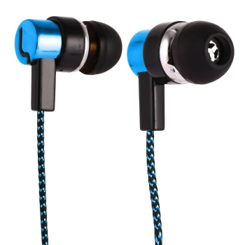

Blue Fashion In-Ear Earbuds Earphone Mic Only Headsets Stereo Headphones, Multicolor