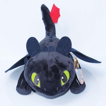 

Black Toothless Cartoon Dragon Doll Film Animal Stuffed Plush Doll Baby Toys