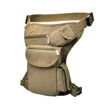 

Hot Unisex Multifunction Outdoor Sport Leg Bag Canvas Waist Bag Money Belt Pack