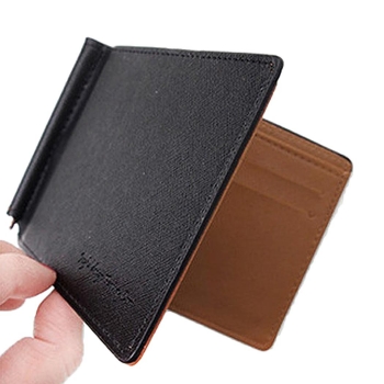 

Black Mens Synthetic Leather Pocket Wallet ID Credit, Multicolor