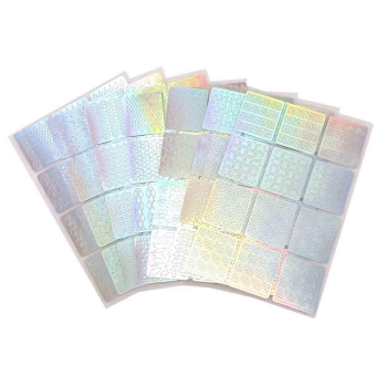 

6 Sheet Nail Art Stencil Guide Sticker Manicure Stencil Stickers Hollow Nail Art