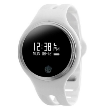 

New IP67 Waterproof Smart Wristwatch Tracker Fitness Record Colck Watch for iOS Android, White