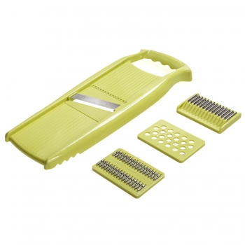 

Food Cutter Vegetable Slicer with Stainless Steel Blades Kitchen Mandoline Slicer