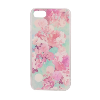

Vintage Style Flower Print TPU Phone Case Cover for iPhone, Multicolor