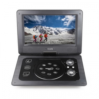 

7inch Portable DVD Player Personal Audio Video Swivel, Multicolor