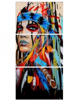 

New Original Hunter Pattern Cotton Flax Painting Print Picture Home Wall Modern Art Decor, Multicolor