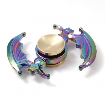 

New Kids Children Bat Shape Game Hand Spinner Toys Alloy Metal Finger Toys