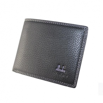 

Men's Synthetic Leather Wallet Money Pockets Extra Capacity Bifold ID Window, Black