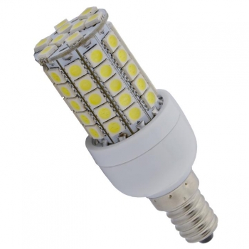 

E14 59 SMD5050 LED Corn Light Cold White SMD5050 Bulb Lamp 200V-240V"5.4W