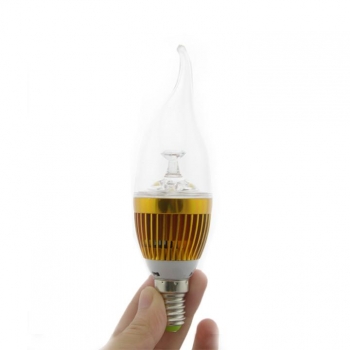 

Candle Bulb Light Chandelier Crystal Lamp Warm White Bulb