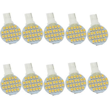 

10PCS T10-SMD3528 Warm White Landscaping Light Lamp Bulb