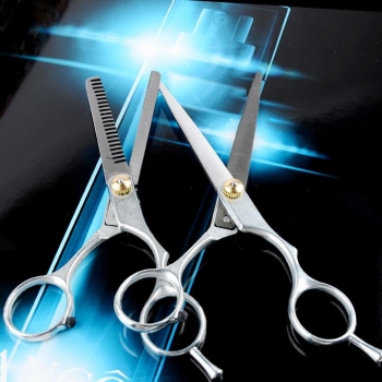 

1 Set Hair Cut Scissors Shears Barber Set Cutting +Thinning Shear