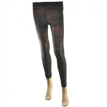 

Winter Peony Flower Patterned Thicken Render Pants Leggings Tights