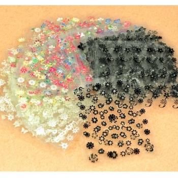 

Nail Art Sticker Decal Manicure Mix Color Flower