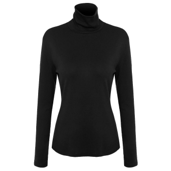 

Meaneor Black Women Fashion Casual Bottom Basic Turtle Neck Slim Solid Tank Tops T-Shirts, Multicolor