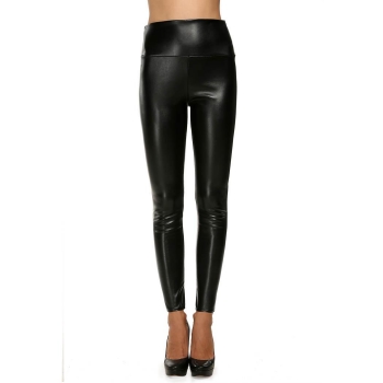 

Black Avidlove Fashion Lady Women Sexy Stretch Pencil Pants Slim Skinny Solid High Waist Synthetic Leather Casual Party Trousers Leggings, Multicolor