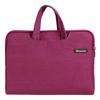 

Homdox Wine red Denim Fabric Laptop Sleeve Briefcase Cover for Notebook MacBook Pro & Purses Other Bags, Multicolor