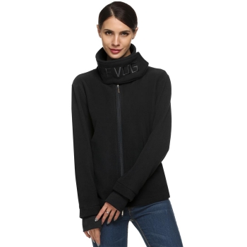 

ACEVOG Black Women Fashion Long Sleeve Warm Solid Casual Cardigan Sweatershirt Coat Outerwear Hoodies & Sweatshirts, Multicolor