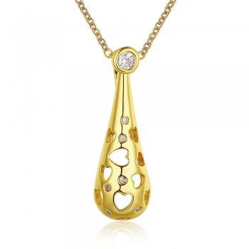 

N812-A Wholesale Nickle Free Antiallergic 18K Real Gold Plated Necklace pendants New Fashion
