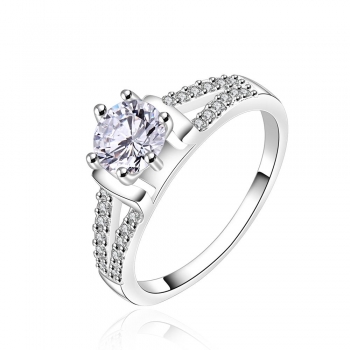 

A R628-A Silver plated new design finger for lady Fashion Rings, Multicolor