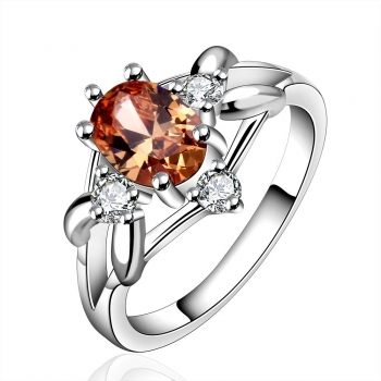 

A R641-B Silver plated new design finger for lady Fashion Rings, Multicolor