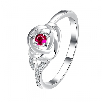 

A R018-A 925 Silver plated for women jewelry accessories nickle free Fashion Rings, Multicolor