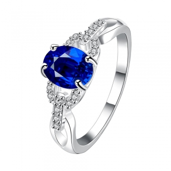 

A R027-A 925 Silver plated for women jewelry accessories nickle free Fashion Rings, Multicolor