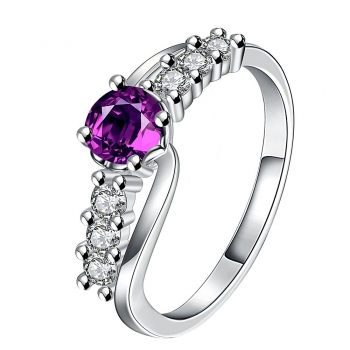 

A R030-A 925 Silver plated for women jewelry accessories nickle free Fashion Rings, Multicolor