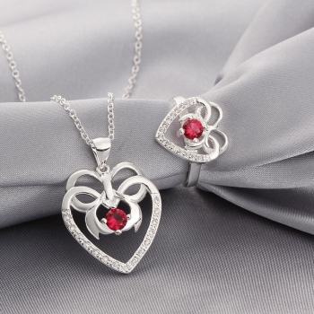 

On Clearance S002-A new style 925 silver plated jewelry sets for sale, Multicolor