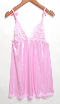

Women's Sexy Lingerie Mini Dress Underwear Sleepwear Nightwear Chemise+ G-String