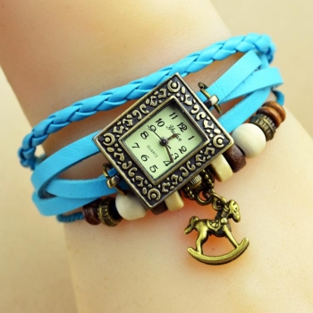 

Blue Vintage Style Bracelet Quartz Wrist Watches